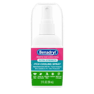 Benadryl Extra Strength Itch Cooling Spray, 59 mL (2 FL OZ)