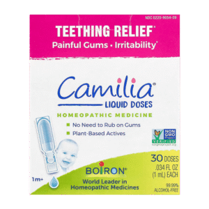 Camilia Boiron Alivio de la Dentición para Bebés – 30 Dosis Líquidas de 1 mL