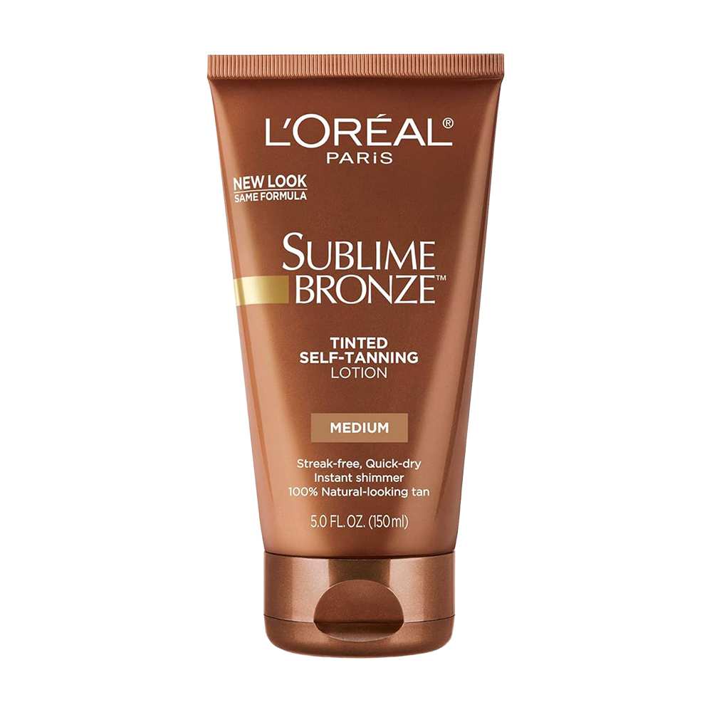 L'Oréal Paris Sublime Bronze Tinted Self-Tanning Lotion Medium, 150 ml (5.0 fl oz)