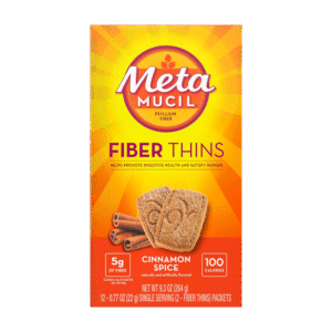 Metamucil Fiber Thins Cinnamon Spice, 264 g