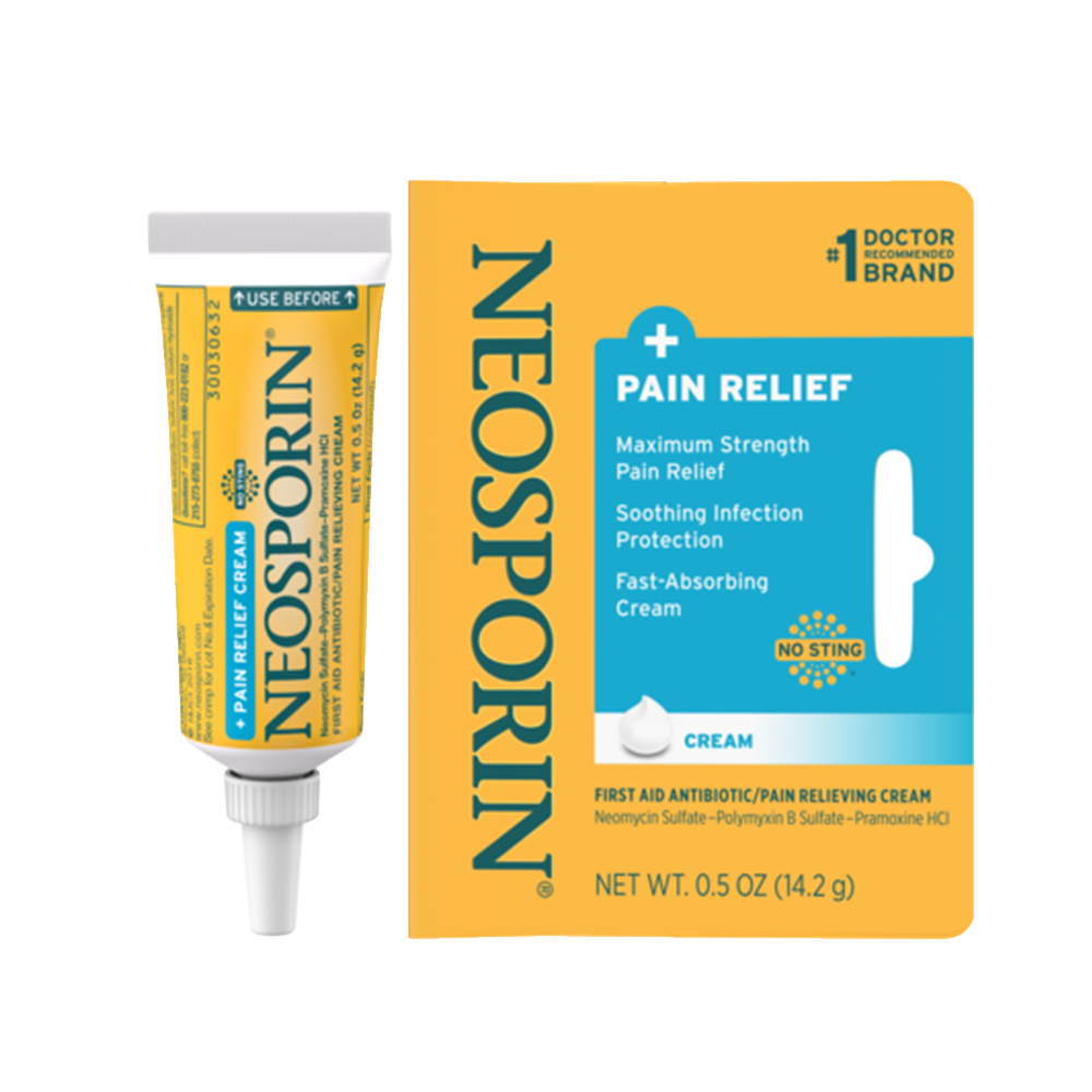 + Pain Relief Cream, 0.5 oz (14.2 g)