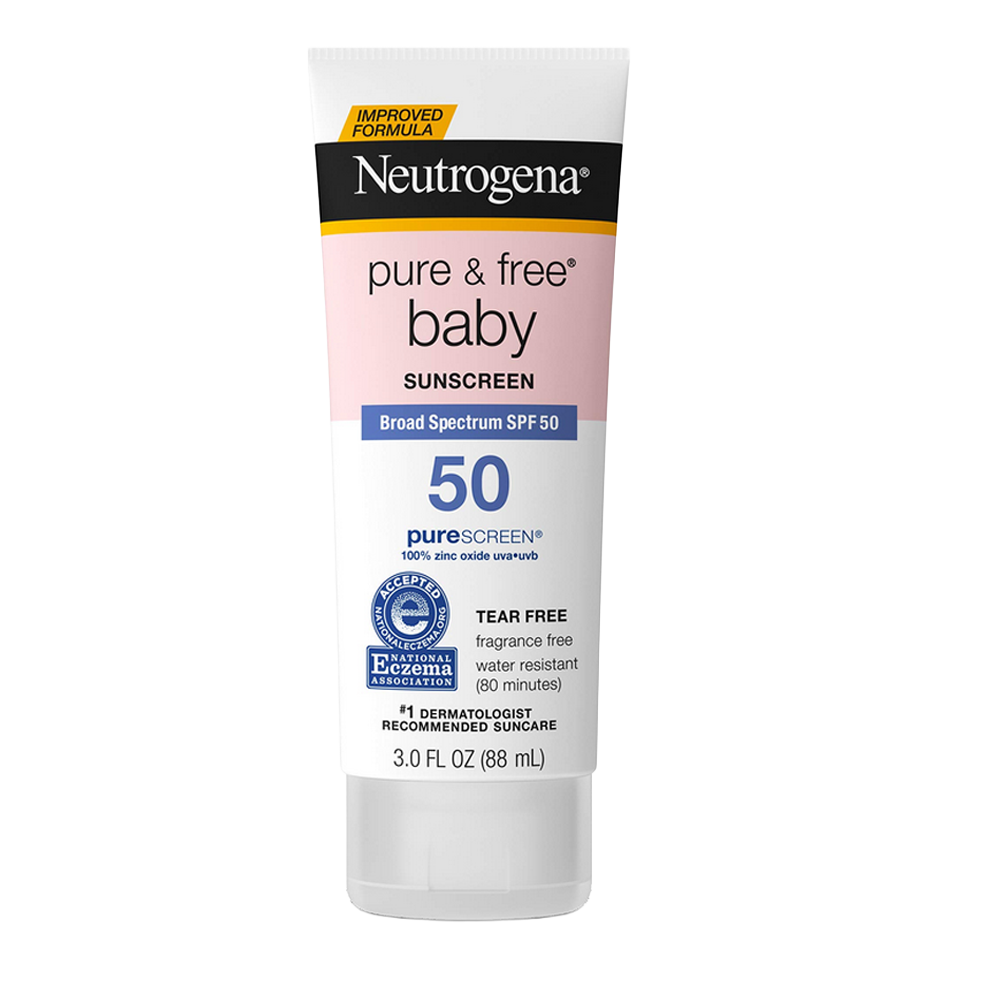 Neutrogena Pure & Free Baby Mineral Sunscreen Lotion Broad Spectrum SPF 50
